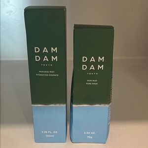 DAMDAM Tokyo Paradisi Mist Hydrating Essence and Skin Mud Pure Mask Set - NEW